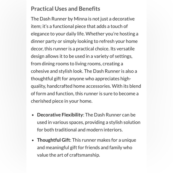 🪭 MINNA 🪭 Dash Runner 100% Cotton - Picture 13 of 13